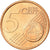 Francja, 5 Euro Cent, 2002, Paris, MS(65-70), Miedź platerowana stalą