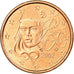 Frankrijk, Euro Cent, 2002, FDC, Copper Plated Steel, Gadoury:1, KM:1282