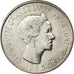 LUXEMBOURG, 100 Francs, 1963, KM #52, MS(63), Silver, 33.1, 17.86