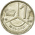 Moneda, Bélgica, Franc, 1989, BC+, Níquel chapado en hierro, KM:171