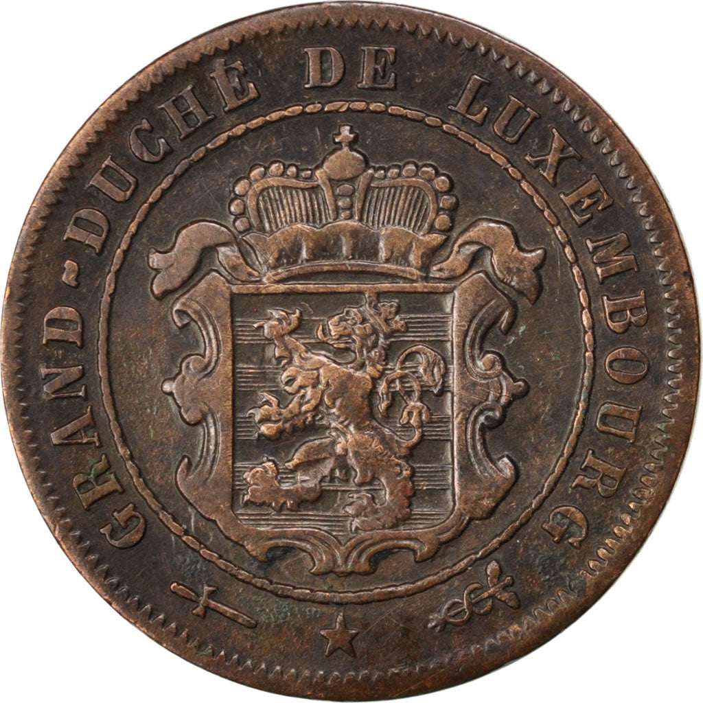 Luxembourg, Adolphe, 2 1/2 Centimes