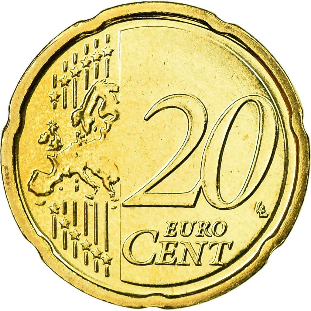 België, 20 Euro Cent, 2007, FDC, Tin, KM:243
