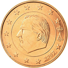 Belgium, 5 Euro Cent, 2007, MS(65-70), Copper Plated Steel, KM:226