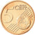 Österreich, 5 Euro Cent, 2013, STGL, Copper Plated Steel, KM:3084
