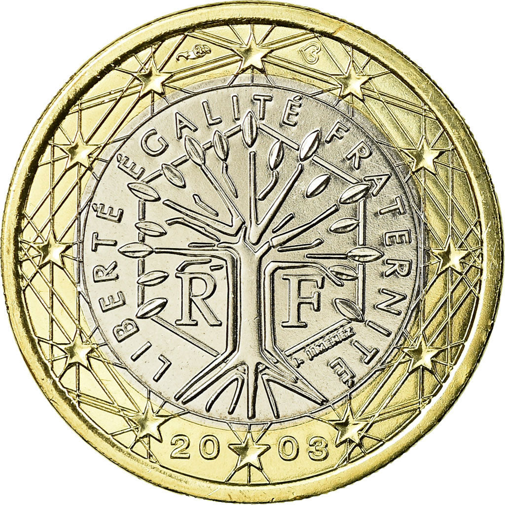 Francia, Euro, 2003, FDC, Bi-metallico, Gadoury:7, KM:1288