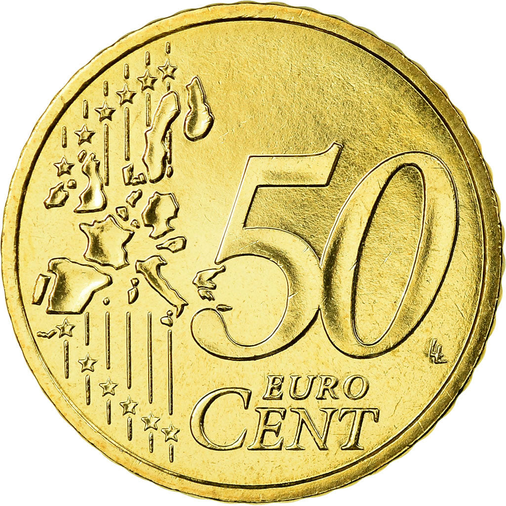 France, 50 Euro Cent, 2003, MS(65-70), Brass, Gadoury:6., KM:1287