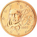 France, 2 Euro Cent, 2003, MS(65-70), Copper Plated Steel, Gadoury:2, KM:1283
