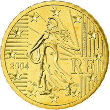 Frankreich, 10 Euro Cent, 2004, STGL, Messing, Gadoury:4a, KM:1285