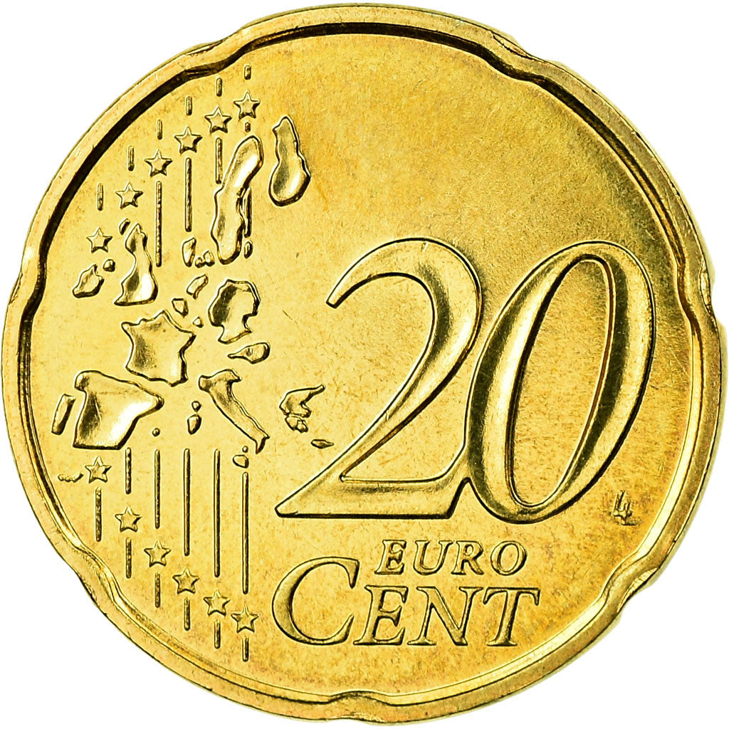Frankreich, 20 Euro Cent, 2005, STGL, Messing, Gadoury:5., KM:1286