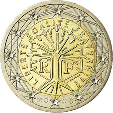 France, 2 Euro, 2006, MS(65-70), Bi-Metallic, Gadoury:8., KM:1289