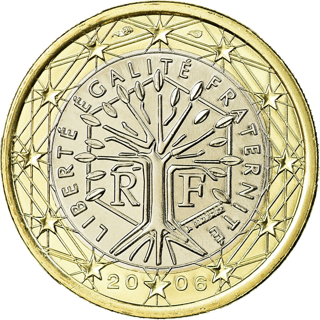 France, Euro, 2006, MS(65-70), Bi-Metallic, Gadoury:7, KM:1288