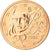 Francja, 2 Euro Cent, 2006, Paris, MS(65-70), Miedź platerowana stalą
