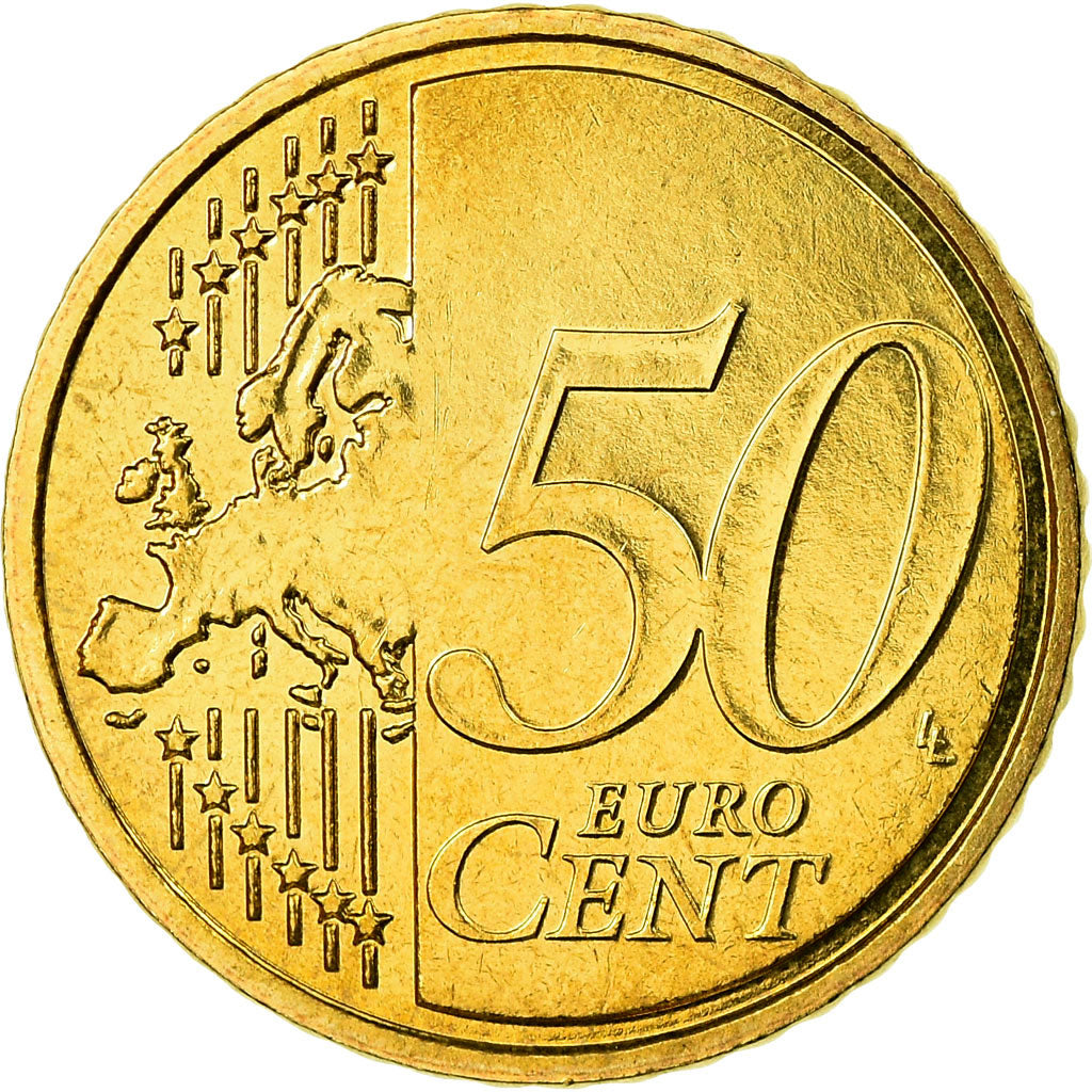 France, 50 Euro Cent, 2007, MS(65-70), Brass, Gadoury:6a., KM:1412