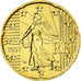 Francia, 20 Euro Cent, 2007, FDC, Latón, Gadoury:5a., KM:1411
