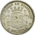 Munten, Spanje, Provisional Government, 2 Pesetas, 1870, ZF+, Zilver, KM:654