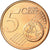 Francja, 5 Euro Cent, 2007, Paris, MS(65-70), Miedź platerowana stalą