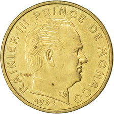 MONACO, 50 Centimes, 1962, KM #144, EF(40-45), Aluminum-Bronze, Gadoury #148,...