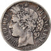 Moeda, França, Cérès, Franc, 1871, Bordeaux, VF(20-25), Prata, KM:822.2
