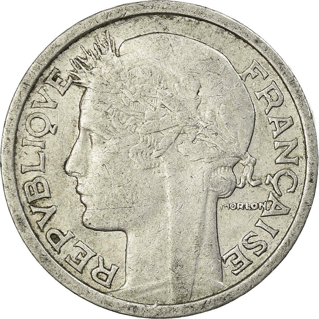 Moneta, Francja, Morlon, Franc, 1941, VF(20-25), Aluminium, KM:885a.1