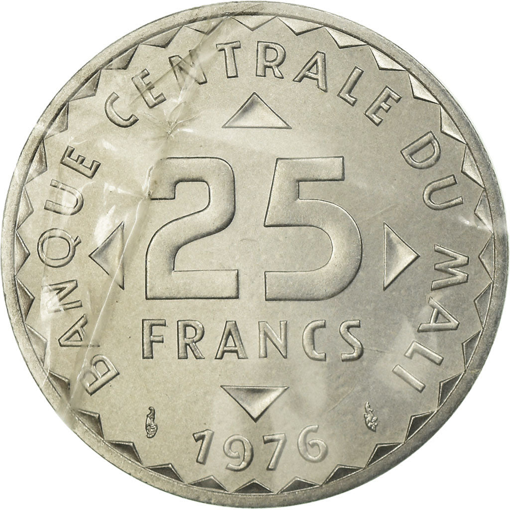 Monnaie, Mali, 25 Francs, 1976, Paris, ESSAI, FDC, Aluminium, KM:E4