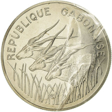Coin, Gabon, 100 Francs, 1975, Paris, ESSAI, MS(65-70), Nickel, KM:E6