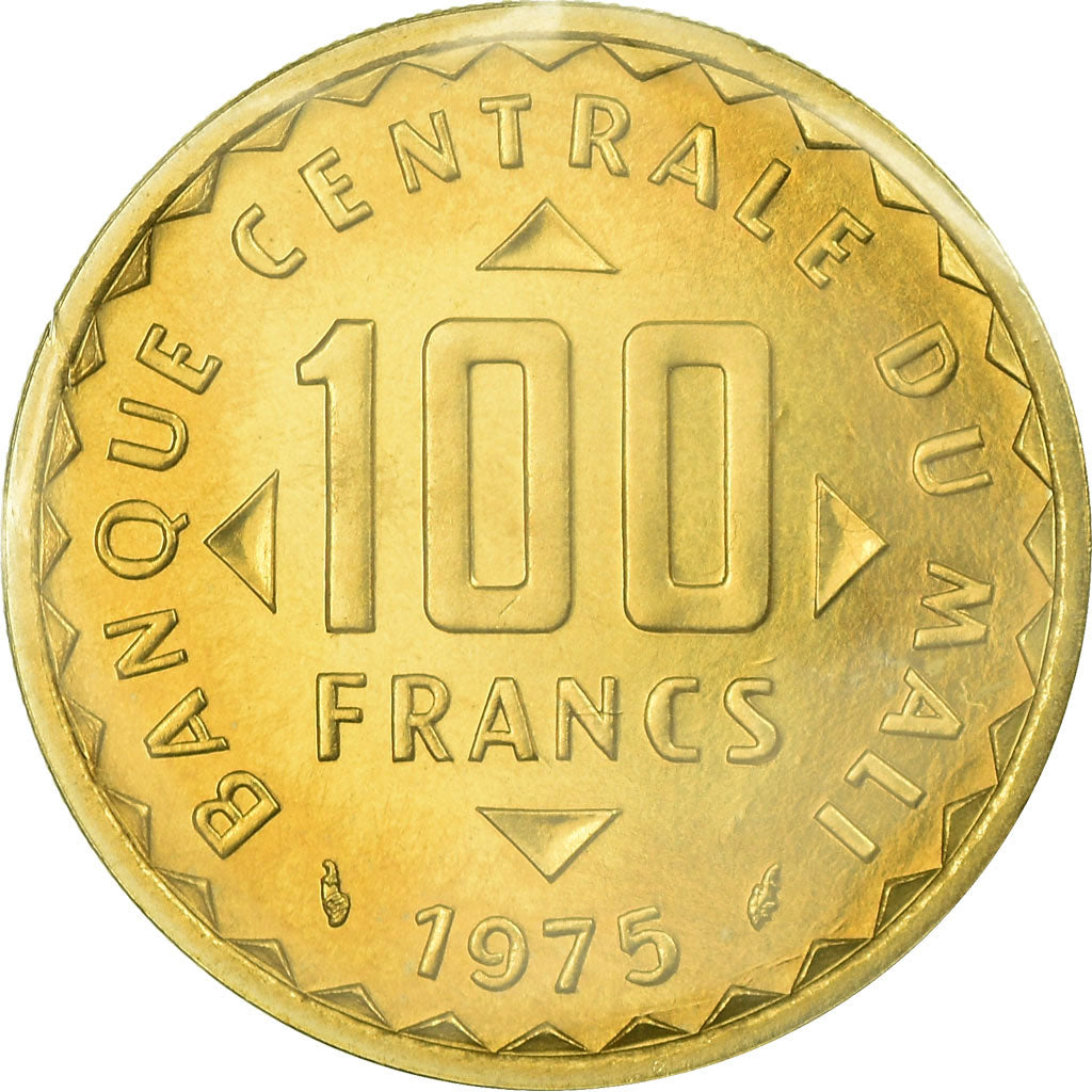 Moneta, Mali, 100 Francs, 1975, ESSAI, FDC, Nichel-ottone, KM:E2