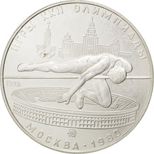 RUSSIA, 5 Roubles, 1978, KM #156, MS(63), Silver, 16.46