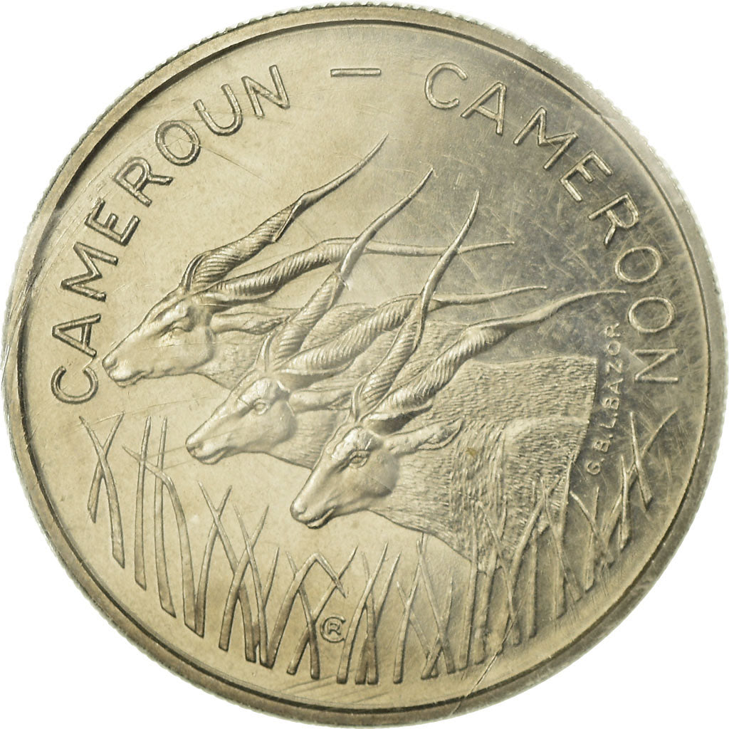 Coin, Cameroon, 100 Francs, 1972, Paris, ESSAI, MS(65-70), Nickel, KM:E15