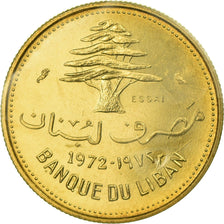 Coin, Lebanon, 10 Piastres, 1972, Paris, ESSAI, MS(65-70), Nickel-brass, KM:E12