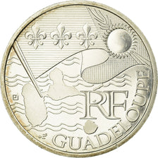 France, 10 Euro, Guadeloupe, 2010, MS(63), Silver, Gadoury:EU399, KM:1655