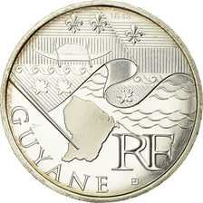 Frankreich, 10 Euro, Guyane, 2010, UNZ, Silber, Gadoury:EU399, KM:1654