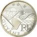 França, 10 Euro, Guyane, 2010, MS(63), Prata, Gadoury:EU399, KM:1654