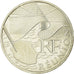 Francia, 10 Euro, Réunion, 2010, SPL-, Argento, Gadoury:EU399, KM:1669