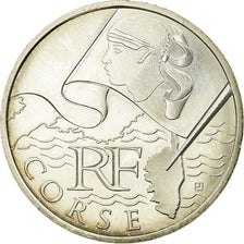 Frankrijk, 10 Euro, Corse, 2010, PR, Zilver, Gadoury:EU399, KM:1658