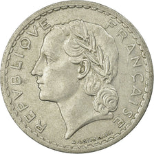 Moneta, Francia, Lavrillier, 5 Francs, 1947, BB, Alluminio-bronzo, KM:888a.2
