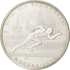 RUSSIA, 5 Roubles, 1978, KM #154, AU(55-58), Silver, 16.38