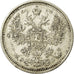 Coin, Russia, Nicholas II, 15 Kopeks, 1908, Saint-Petersburg, AU(50-53), Silver