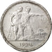 RUSSIA, Rouble, 1924, KM #90.1, VF(20-25), Silver, 19.92