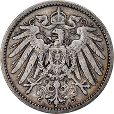Coin, GERMANY - EMPIRE, Wilhelm II, Mark, 1900, Berlin, AU(50-53), Silver, KM:14