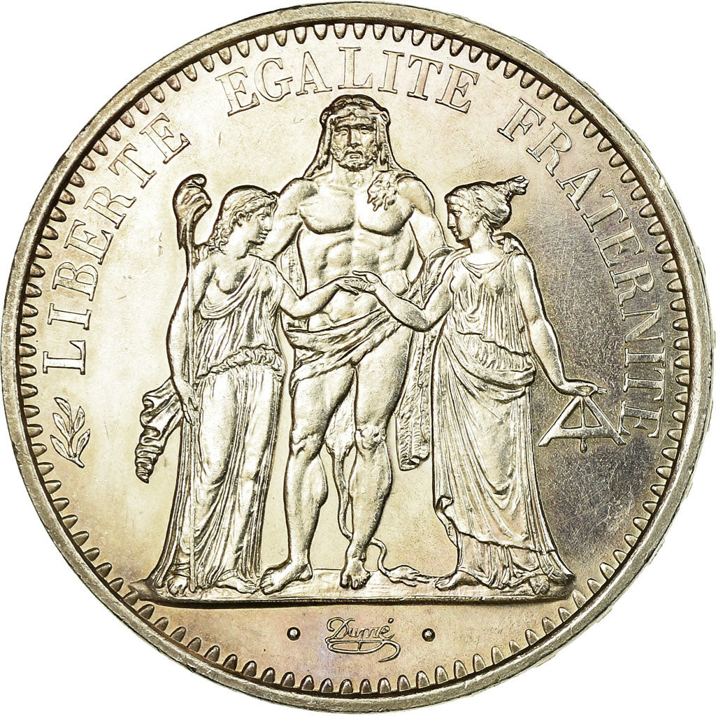 Coin, France, Hercule, 10 Francs, 1967, Paris, AU(55-58), Silver, KM:932
