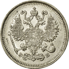Moneda, Rusia, Nicholas II, 10 Kopeks, 1912, EBC, Plata, KM:20a.2