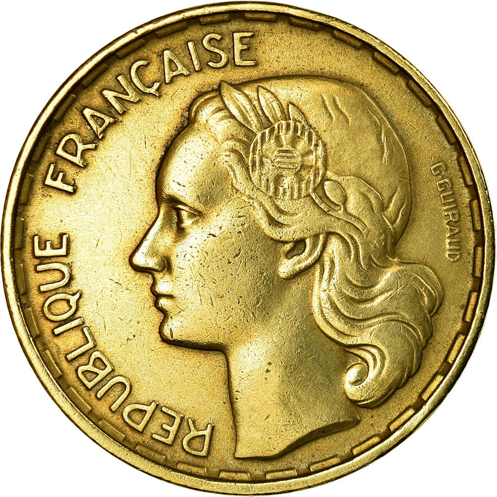 Münze, Frankreich, Guiraud, 50 Francs, 1953, Paris, SS, Aluminum-Bronze