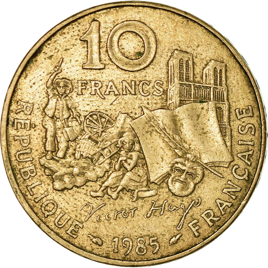 Monnaie, France, Victor Hugo, 10 Francs, 1985, TB, Nickel-Bronze, Gadoury:819