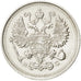 RUSSIA, 10 Kopeks, 1915, KM #20a.3, MS(65-70), Silver, 1.83
