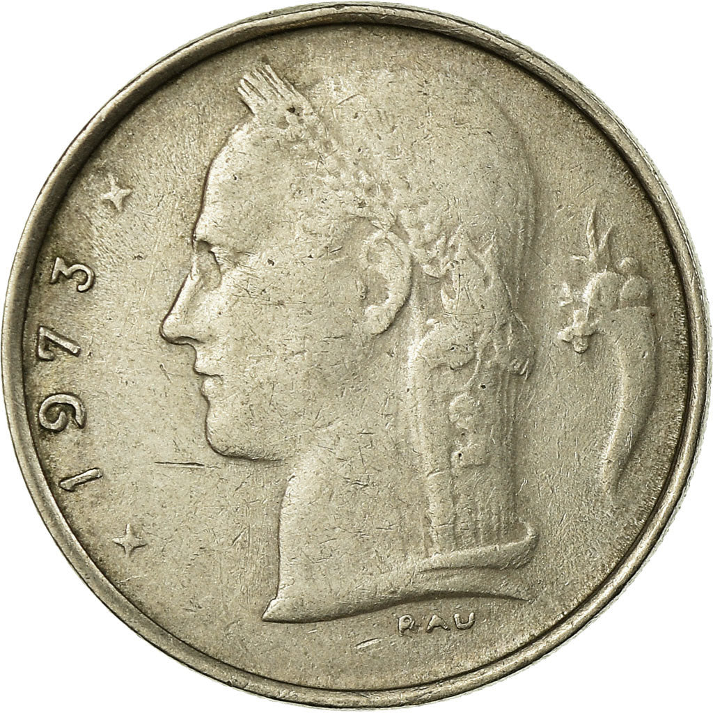 Coin, Belgium, Franc, 1973, EF(40-45), Copper-nickel, KM:143.1