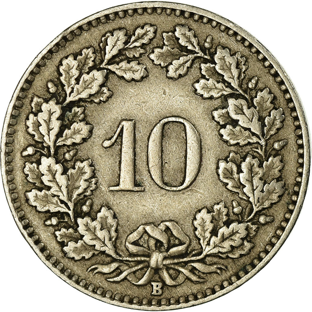 Münze, Schweiz, 10 Rappen, 1930, Bern, SS, Copper-nickel, KM:27