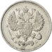 Coin, Russia, Nicholas II, 10 Kopeks, 1914, Saint-Petersburg, MS(63), Silver