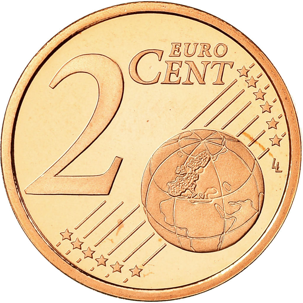 Vatikanstadt, 2 Euro Cent, 2008, Proof, STGL, Copper Plated Steel, KM:376