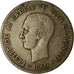 Coin, Greece, George I, 2 Lepta, 1869, Strassburg, EF(40-45), Copper, KM:41
