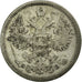 Monnaie, Russie, Nicholas II, 15 Kopeks, 1907, Saint-Petersburg, TTB+, Argent